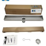 ساقية ستانلس ستيل لون برونزي متوفر بقياسين