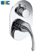 خلاط دوش دفن دخول ٣ خطوط حار-بارد أسالة خروج ٣ حركات - Image 5