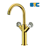 خلاط مغسلة قبضتين كرستال - Image 2