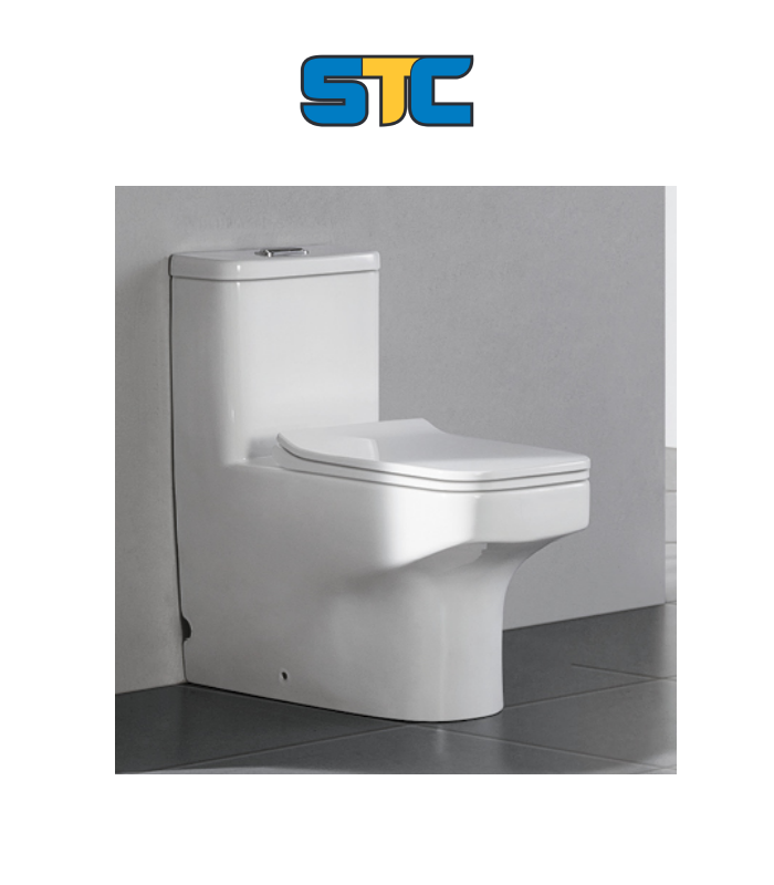 New Project تواليت ابيض قطعة واحدة - Image 1