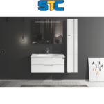 مغسلة PVC - مرأة تحتوي على LED