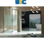 كابينة شاور المنيوم مربعة