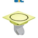 سيفونة براص قياس 10*10 سم متوفرة بعدة الوان