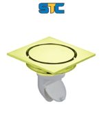 سيفونة براص قياس 10*10 سم متوفرة بعدة الوان