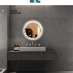 مرأية مدورة تحتوي على أنارة + هيتر