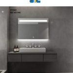 مرأية مستطيلة تحتوي على أنارة + هيتر