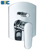 خلاط دوش دفن دخول حار-بارد خروج 2 حركات - Image 3