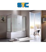SHOWER ENCLOSURE WITH BATHTUB