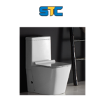 تواليت ابيض قطعة واحدة