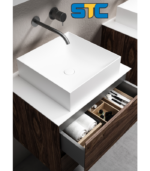 Plywood with matte dark grey painting - Image 2
