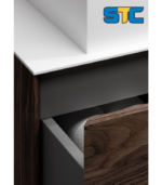 Plywood with matte dark grey painting - Image 3