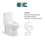 تواليت ابيض قطعة واحدة