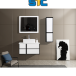 مغسلة PVC - مرأة تحتوي على هيتر و LED